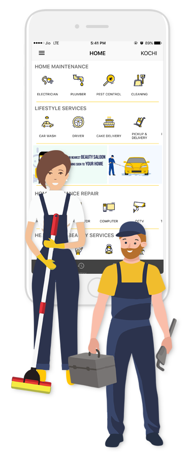  Mechanic Plus 's wide network of trusted and experienced services professionals ensures Electrical, plumbing, AC installation, repair and service, home appliance repair, fitness and beauty services, laundry and drycleaning doorstep delivery and online food delivery within the city limits on time.
